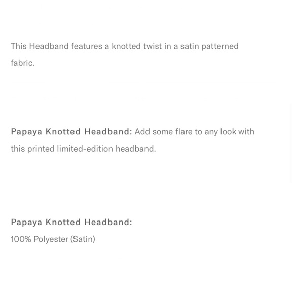 🆕 Knix | Papaya Knotted Headband - Picture 4 of 5